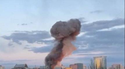 Российские ВС нанесли серию ударов высокоточными ракетами по Киеву