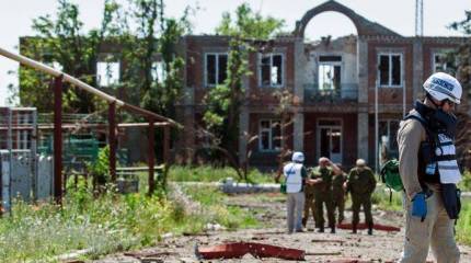 ОБСЕ не реагирует на стягивание Киевом военной техники к линии соприкосновения сторон в Донбассе