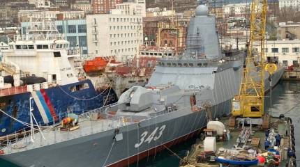 Построенный для ТОФ корвет «Резкий» проекта 20380 приступил к прохождению заводских ходовых испытаний