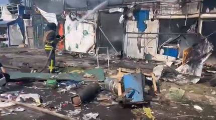 Telegram-каналы: Украина могла сама нанести ракетный удар по рынку в Константиновке