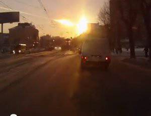 An unknown body exploded in the sky above the Urals