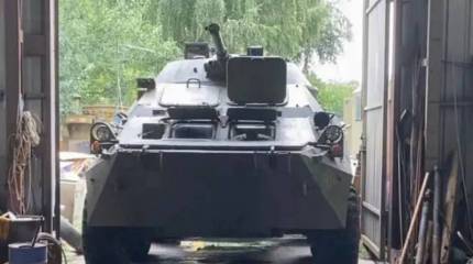 На вооружении ВСУ замечен гибрид БТР-80 и БРМ-1К