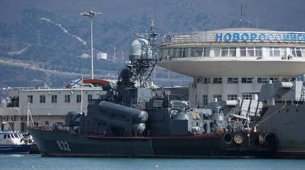 Киев заявляет о якобы состоявшейся атаке на порт Новороссийска подводным дроном