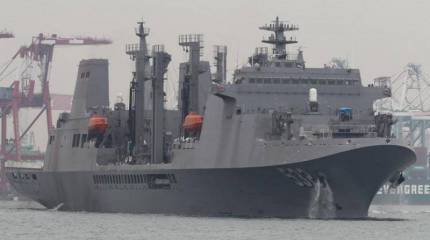 Новое тайваньское судно комплексного снабжения «Паньши» вышло в море