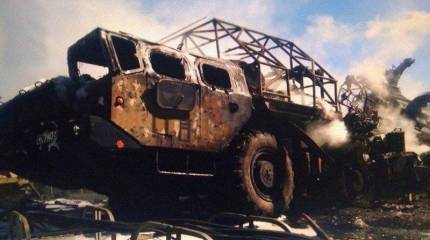 В Сети появились снимки уничтоженного ЗРС С-300 ВС Армении