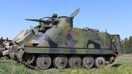 Показаны кадры уничтожения нашими операторами БПЛА шведского БТР Pbv 302 ВСУ