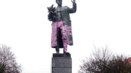 В Праге осквернён памятник маршалу Ивану Коневу