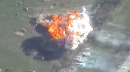 В Сети появилось видео уничтожения украинских САУ на Николаевском направлении