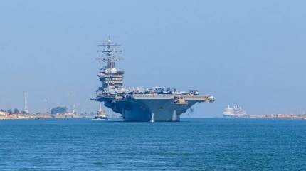 Вторая авианосная группа ВМС США во главе с авианосцем USS Dwight D. Eisenhower (CVN-69) прибыла на Ближний Восток