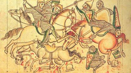 Рыцари с миниатюр из средневековых манускриптов (часть вторая)