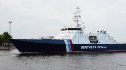 На воду спущен новый сторожевой корабль «Анадырь»