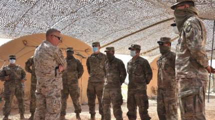 Не менее 10 ракет выпущено по военной базе США в Ираке