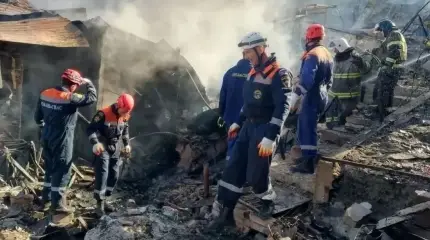 В Туапсе на третьи сутки ликвидировали возгорание морского терминала