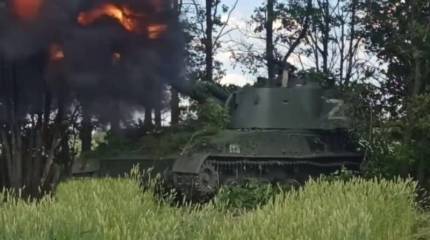 САУ «Акация» накрыли украинских боевиков в одной из шахт Угледара, оборудованных под опорный пункт