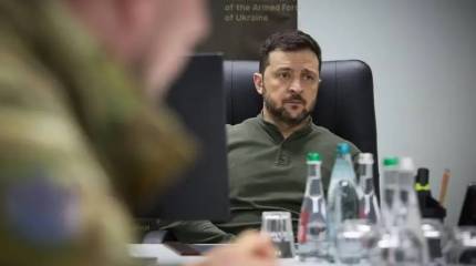 «В определенных районах»: Зеленский заявил, что украинская армия якобы продолжает удерживать позиции в Курской области