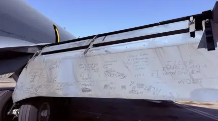 "Be a good goy": US military's controversial graffiti about the war with Iran is revealed.