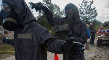 Украинские медиаресурсы начали публиковать иллюстрации возможных последствий взрыва ядерного заряда в Киеве