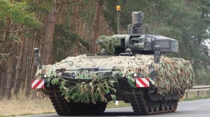 На военном полигоне в Германии в результате столкновения двух БМП Puma пострадали двенадцать военнослужащих