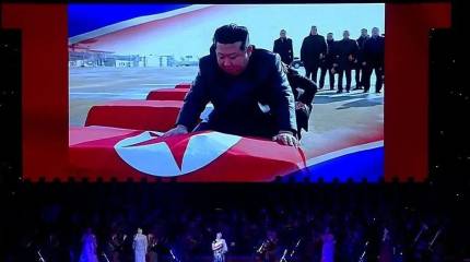 Ким Чен Ын не смог сдержать слёз на мероприятиях в память о северокорейских бойцах, павших в Курской области