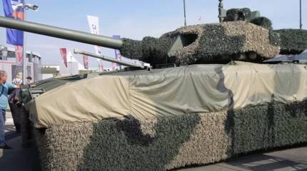 «Русский волк в овечьей шкуре»: в испанской прессе оценили систему маскировки «Накидка» на танке Т-14