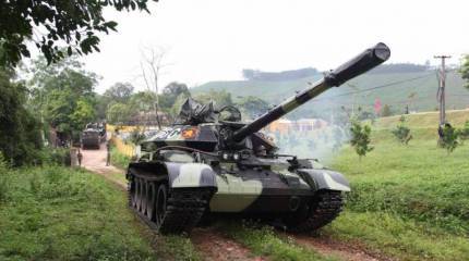 Танки Т-54 после процесса модернизации начали возвращаться во вьетнамскую армию