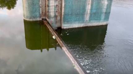 В результате ракетного удара по дамбе в Кривом Роге уровень реки Ингулец начал резко подниматься