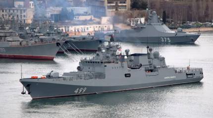 Фрегату «Адмирал Макаров» Черноморского флота присвоено почётное звание «гвардейский»