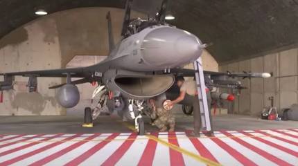 Истребитель F-16 из состава 8-го авиаполка ВВС США разбился в районе западного побережья Южной Кореи