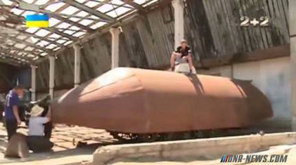 Украинский фермер собрал для ВСУ гигантскую «бронесосиску».