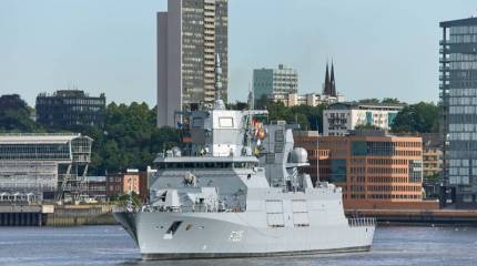 Минобороны Германии анонсировало принятие в состав немецкого флота четвёртого фрегата проекта F125
