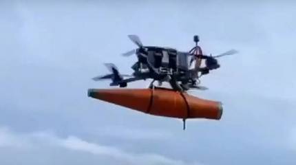 Показаны кадры уничтожения FPV-дронами ВС РФ узла связи в Сумской области и другой военной инфраструктуры ВСУ