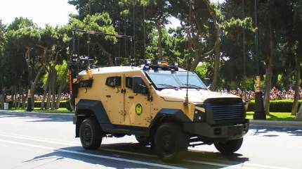 Азербайджанский спецназ проходит переподготовку и повышение квалификации на израильских бронемашинах