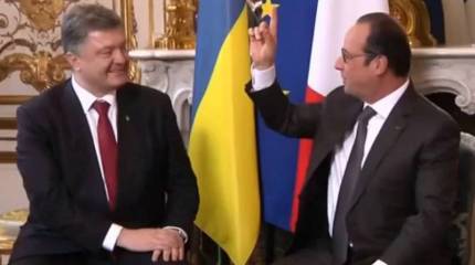 «Минские соглашения – для обмана Путина»: Олланд поговорил с российскими пранкерами, считая, что на связи Порошенко