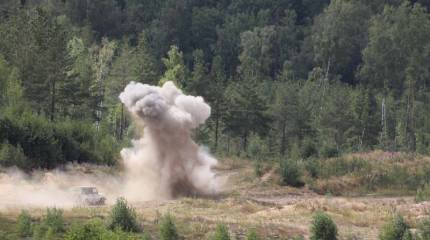 В Минобороны РФ показали боевую работу десантников, отразивших прорыв ВСУ