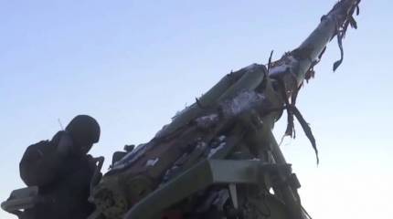 Уничтожение российской артиллерией трех БМП ВСУ на Кременском направлении попало в кадр