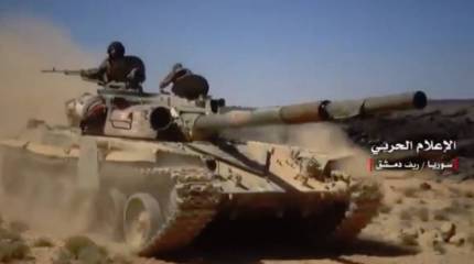 Танки-ветераны «Урал» воюют в сирийской «Чёрной пустыне»