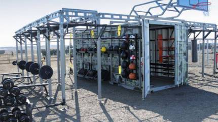 В текущем году в войска начнут поступать мобильные спорткомплексы