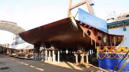 В Индии заложили очередной фрегат нового поколения класса P-17A