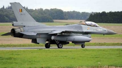 На бельгийской авиабазе взорвался F-16 ВВС Бельгии