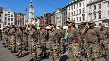 В Копенгагене сторонники сына последнего шаха Пехлеви провели «военную» акцию