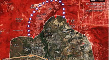 Сирийская армия освободила от боевиков лагерь Хандарат на северо-западе Алеппо