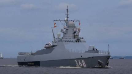Появились снимки патрульного корабля «Павел Державин» проекта 22160 с установленным ЗРК  «Тор-М2КМ»