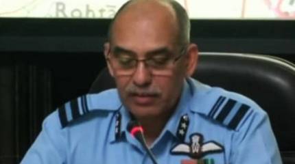 В Индии показали слайды с экранов радаров о воздушном бое F-16 и МиГ-21