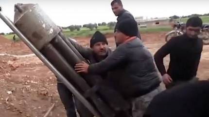 Показано видео уничтожения российскими ВКС террористов на севере Сирии