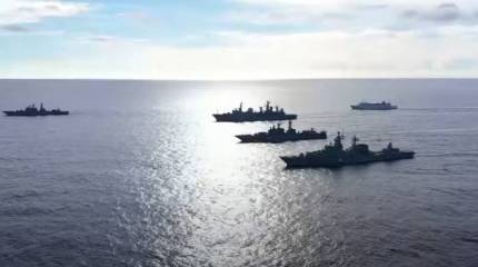 Россия проводит крупнейшие с советских времён военно-морские учения в Тихом океане