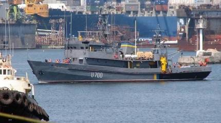 ВМС Украины получили отремонтированное водолазное судно U700 «Нетишин»