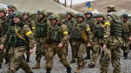 Под Артёмовском замечены англоязычные военные, участвующие в подготовке украинских военнослужащих