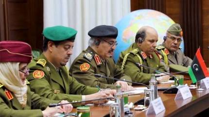 В МО РФ объяснили появление Е.Пригожина на переговорах с маршалом Хафтаром