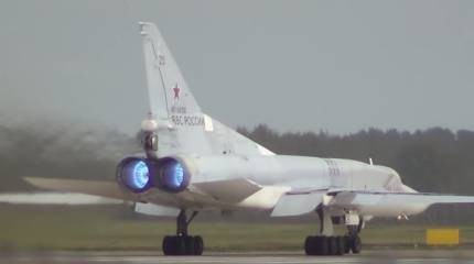 Пара дальних бомбардировщиков Ту-22М3 ВКС РФ выполнила задачи воздушного патрулирования над Белоруссией