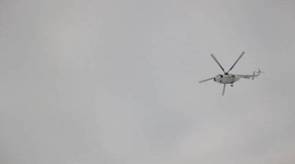 Киргизский вертолет Ми-8МТВ разбился во время спасательной операции